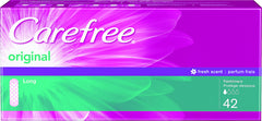 CAREFREE® Original Pantiliners Long Lightly Scented