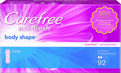 CAREFREE® ACTI-FRESH® Pantiliners Long To Go Unscented
