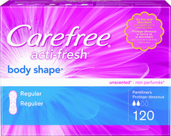 CAREFREE® ACTI-FRESH® Pantiliners Regular Unscented