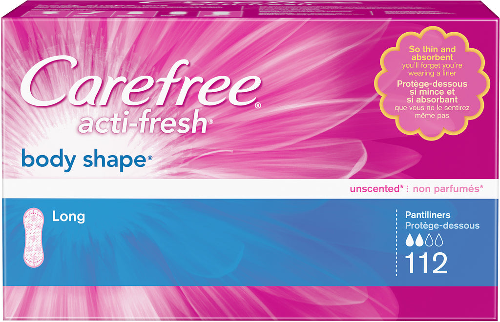 CAREFREE® BODYSHAPE LONG FLAT UNSC