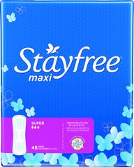 STAYFREE® Maxi Pads Super